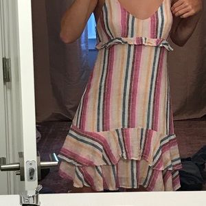 Colorful striped dress